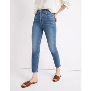 Madewell The Perfect Vintage Crop Jeans Women's 27 Blue Summerweight Edition